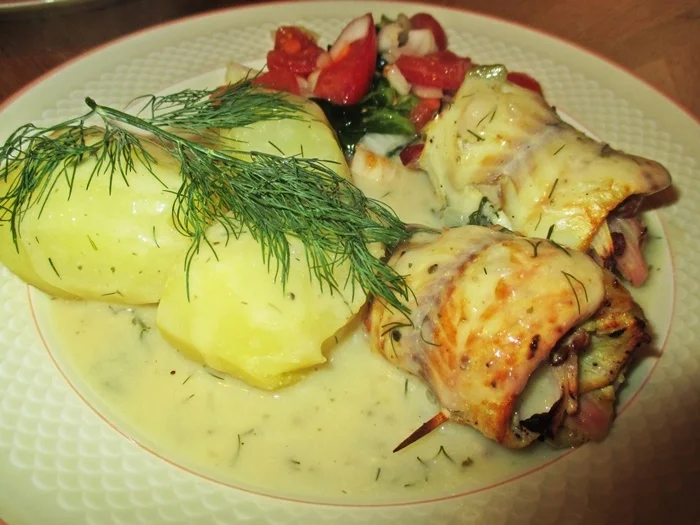 Würzige Fischröllchen mit Dill-Sahnesoße - Rezept - Bild Nr. 9