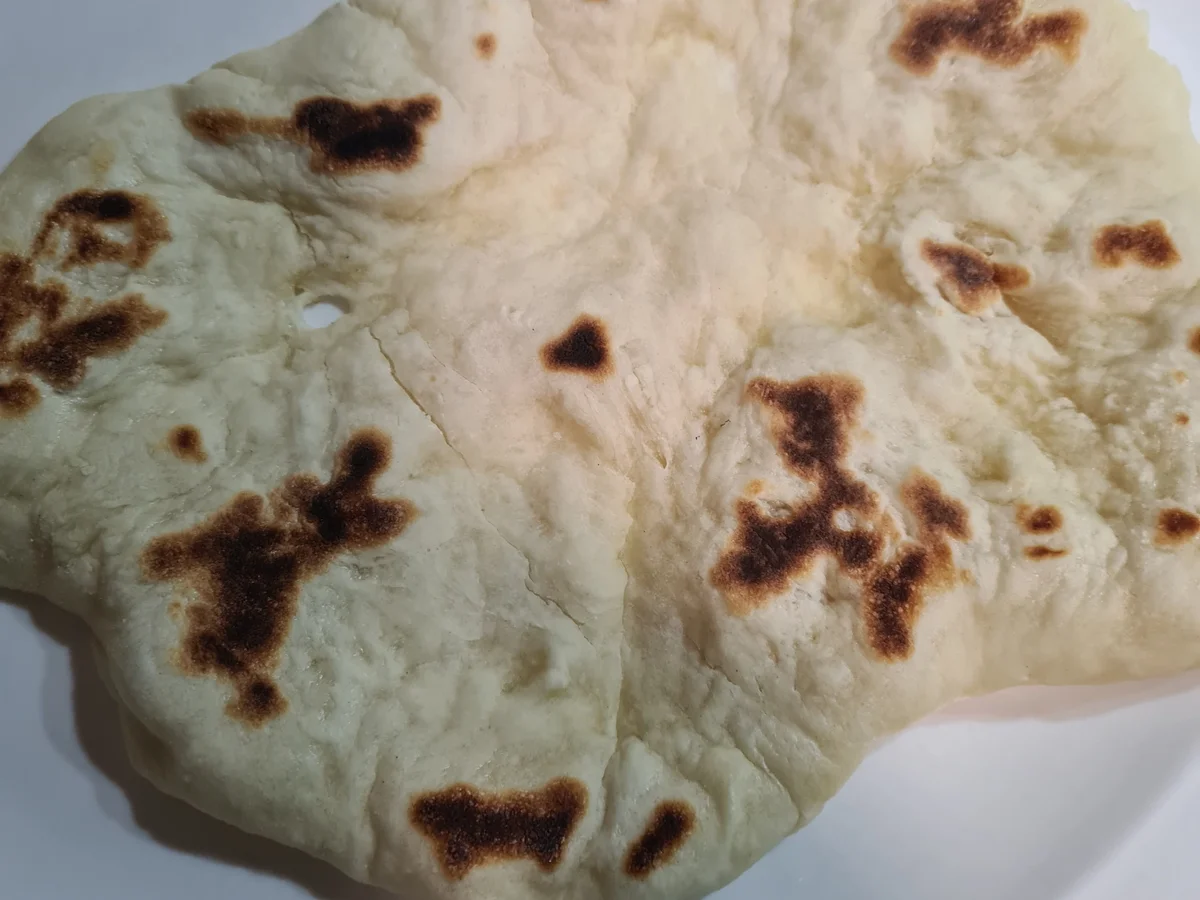 Naan Brot mit Hefe oder Bachpulver - Rezept - Bild Nr. 3
