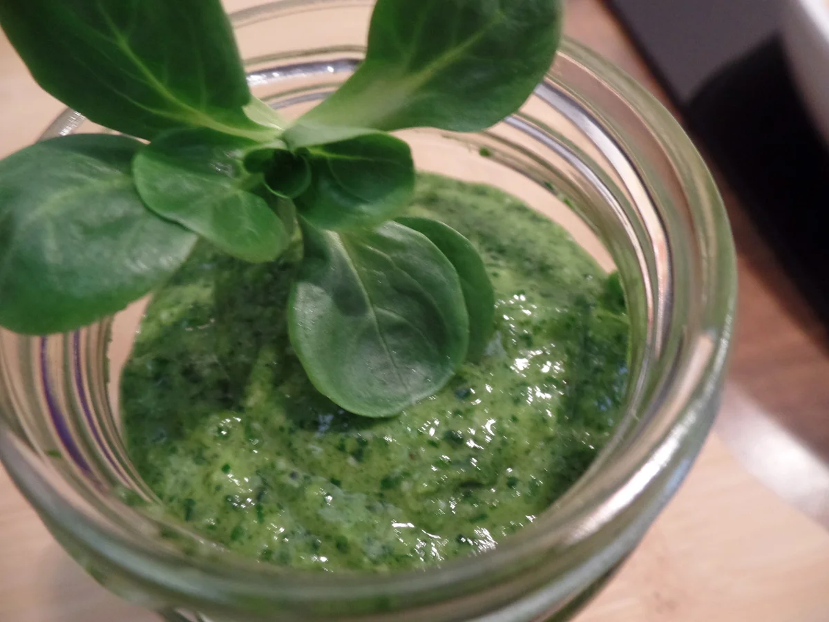 Nudeln mit Wintergemüse und Feldsalat-Pesto - Rezept - Bild Nr. 13168