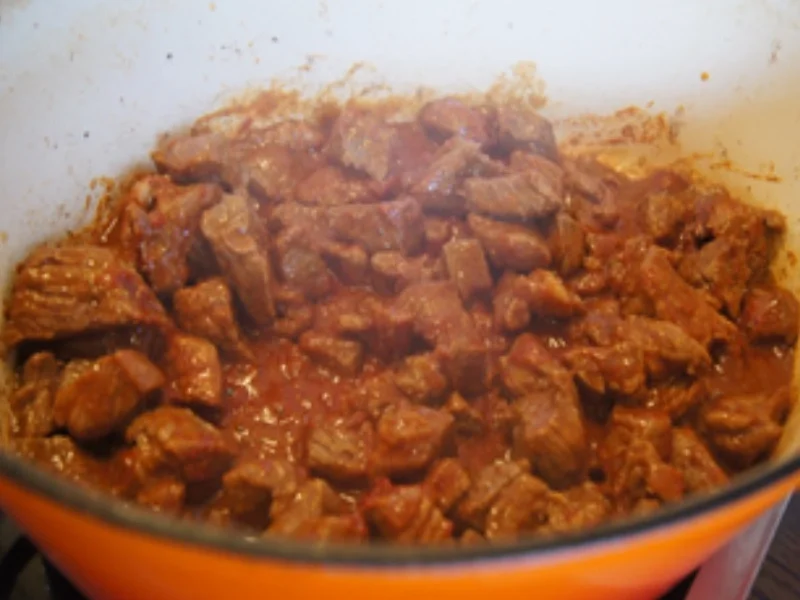 Rindergulasch mit Champignons - Rezept - Bild Nr. 12