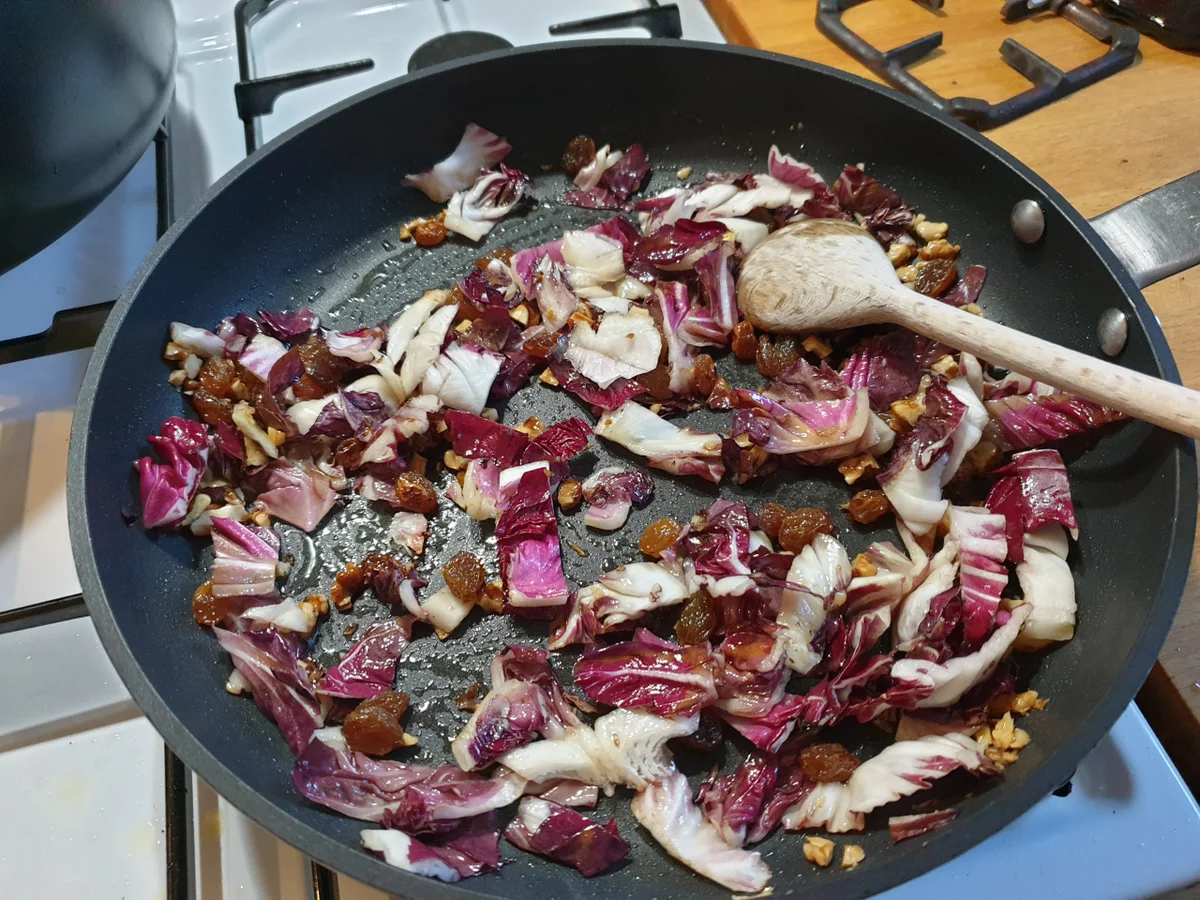 Radicchio mit Bigoli - Rezept - Bild Nr. 3