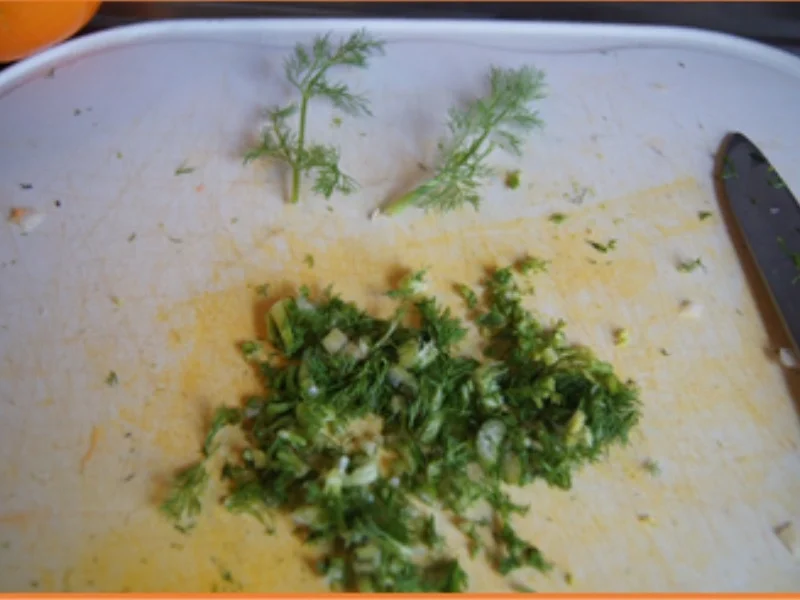 Fenchel-Möhren-Orangen-Gemüse und Zanderfilet - Rezept - Bild Nr. 4