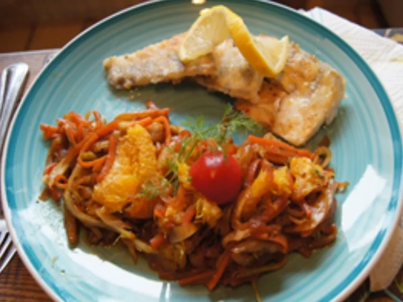 Fenchel-Möhren-Orangen-Gemüse und Zanderfilet - Rezept - Bild Nr. 19