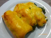 Auflauf von Kartoffeln, Spinat und Fischfilet mit Limetten - Hollandaise - Rezept - Bild Nr. 2