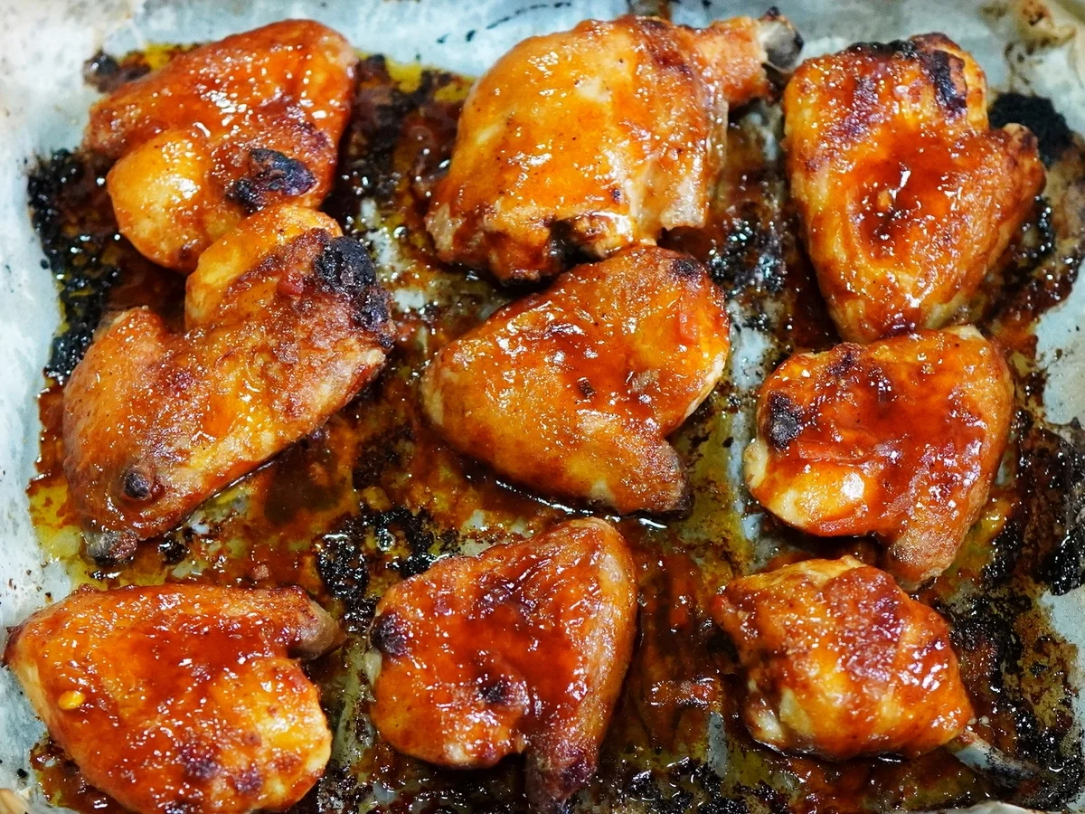 Gebackene Buffalo Hühnerflügel - Baked Buffalo Wings - Rezept - Bild Nr. 2