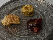 Rezept: Zimtcreme mit frischen Feigen und einem gebrannten Apfel- Mandel Crumble Bild Nr. 2 Zimtcreme mit frischen Feigen und einem gebrannten Apfel- Mandel Crumble - Rezept - Bild Nr. 2