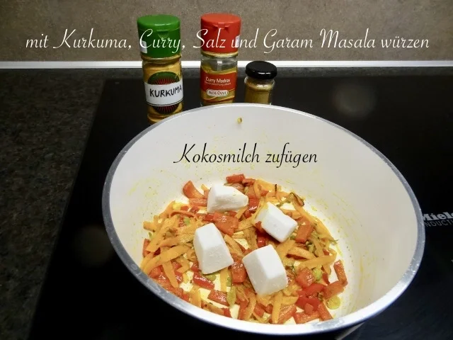 lauwarmer Linsen - Salat - mit indischer Note - Rezept - Bild Nr. 26