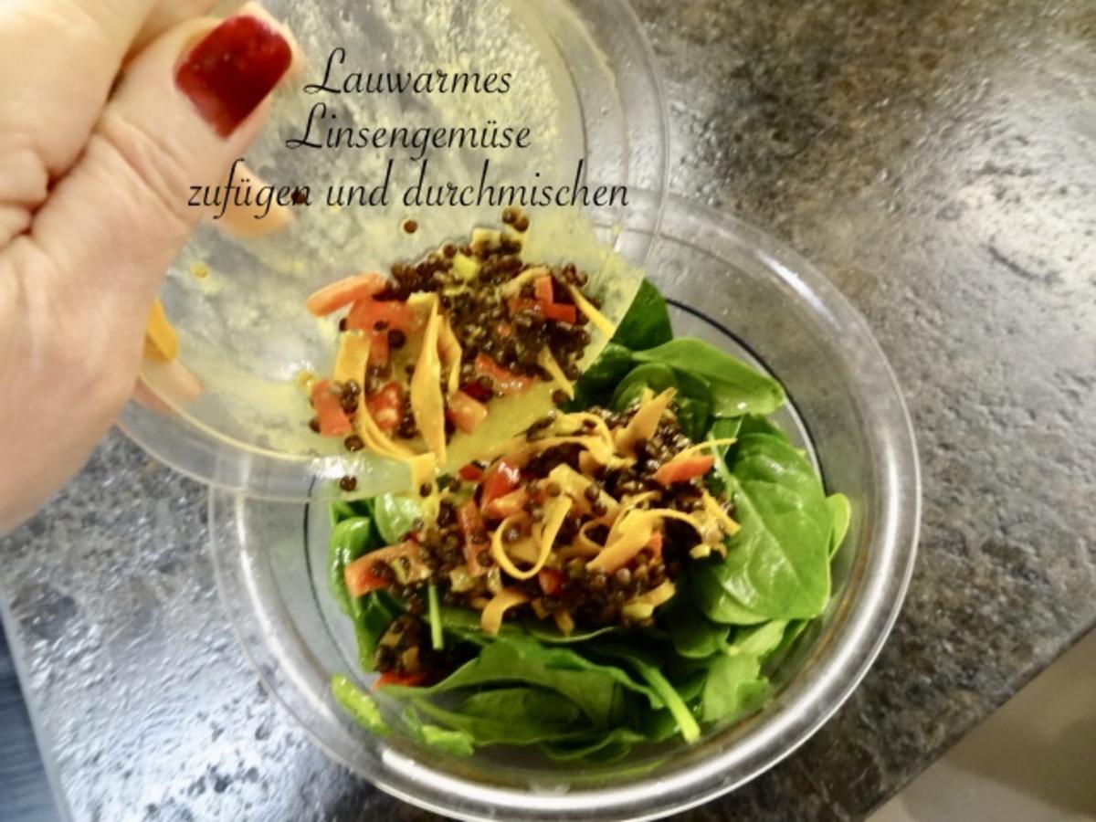 lauwarmer Linsen - Salat - mit indischer Note - Rezept - Bild Nr. 33