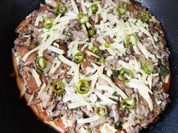 Pfannenpizza mit Tomaten und Pilzen - Rezept - Bild Nr. 2