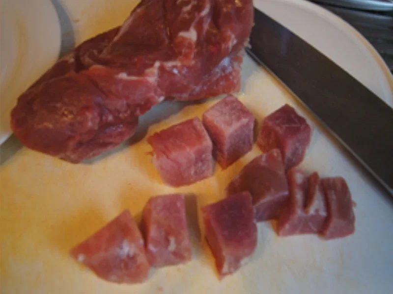 Ausgebackenes Schweinefilet mit Gemüse süß-sauer und Mie-Nudeln - Rezept - Bild Nr. 4