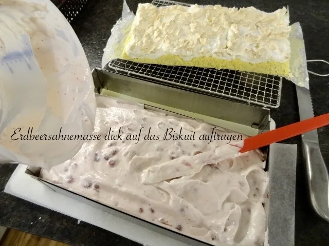 Rezept: Erdbeersahne Biskuit mit Schneehaube Bild Nr. 30 Erdbeersahne Biskuit mit Schneehaube - Rezept - Bild Nr. 30