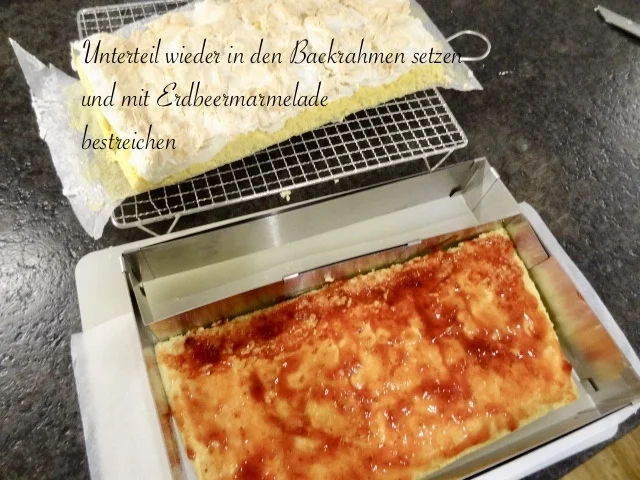 Rezept: Erdbeersahne Biskuit mit Schneehaube Bild Nr. 31 Erdbeersahne Biskuit mit Schneehaube - Rezept - Bild Nr. 31