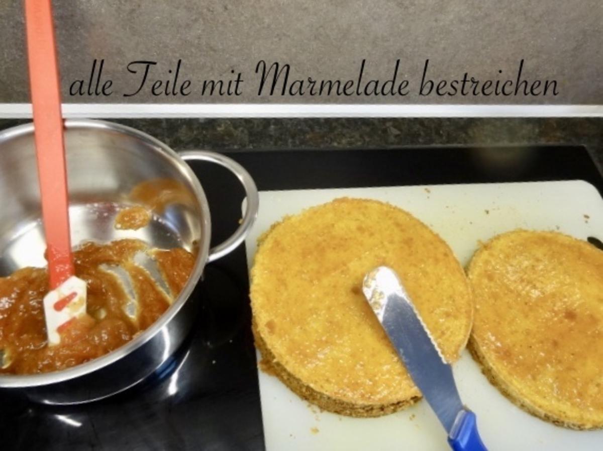 Erdbeer Sahne Torte  mit schnellem Puddingkuchenteig - Rezept - Bild Nr. 10