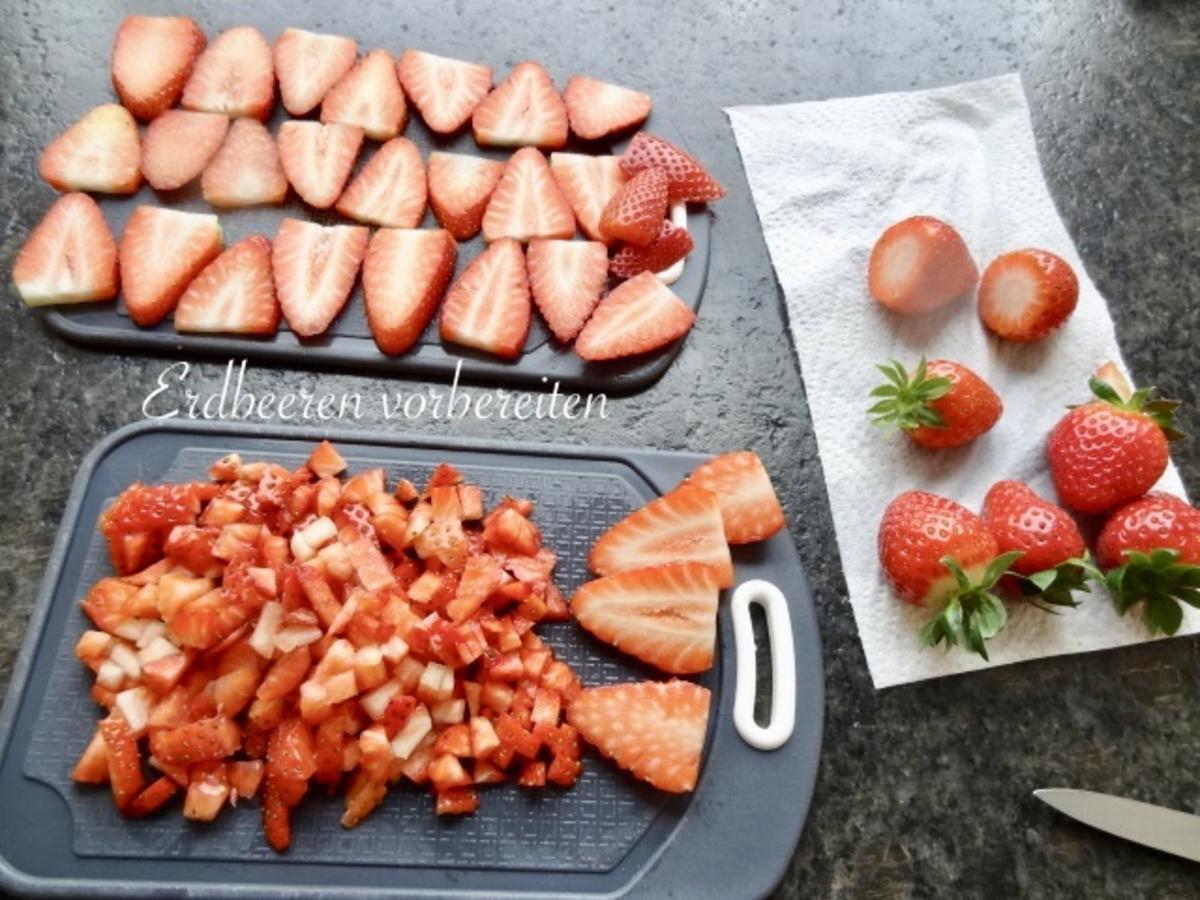Erdbeersahne Torte  mit schnellem Puddingkuchenteig - Rezept - Bild Nr. 18