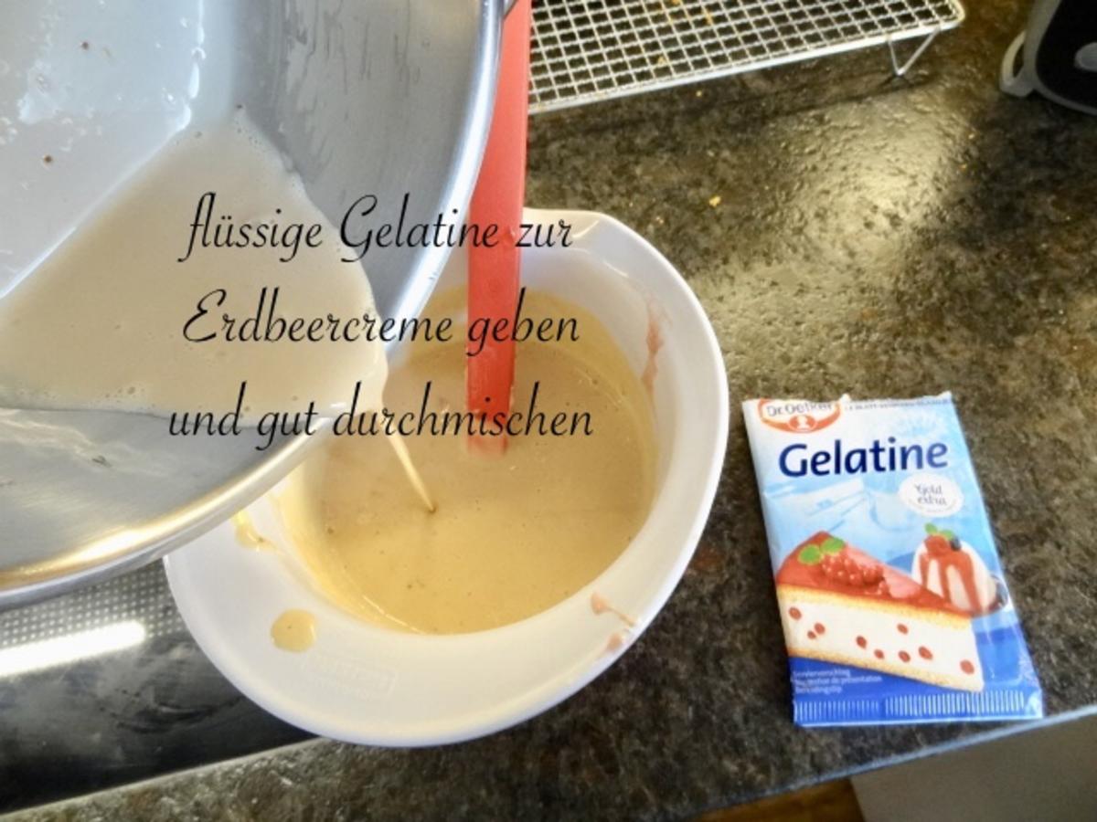 Erdbeer Sahne Torte  mit schnellem Puddingkuchenteig - Rezept - Bild Nr. 22