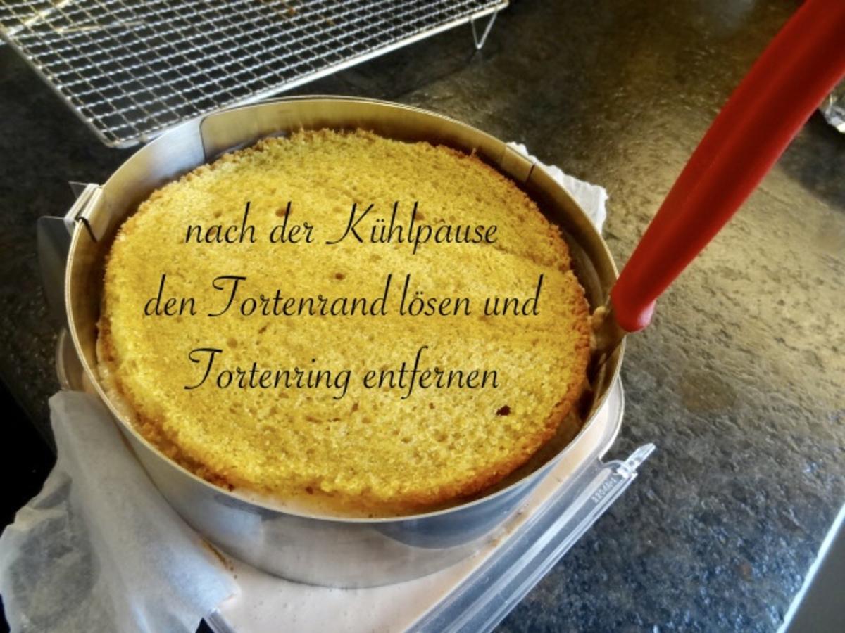 Erdbeersahne Torte  mit schnellem Puddingkuchenteig - Rezept - Bild Nr. 24