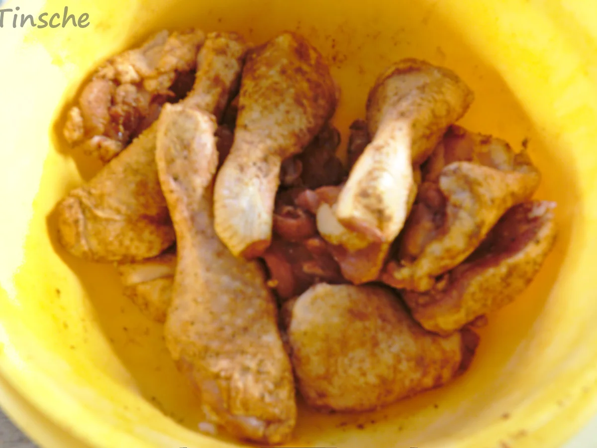 Hähnchenschlegel geschmort - Italienische Art- - Rezept - Bild Nr. 3