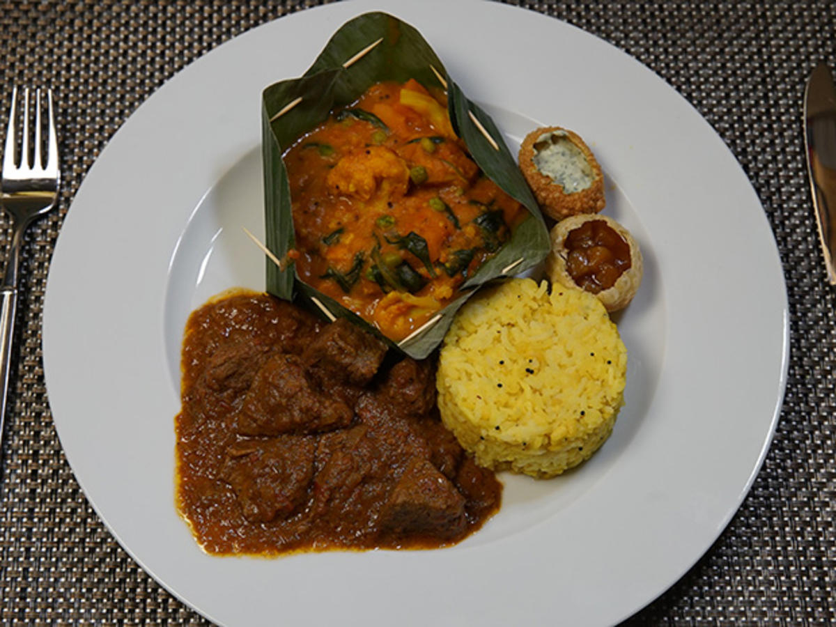 Wagyu-Curry an gefülltem Gemüse und Kitchari - Rezept - Bild Nr. 2