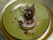 Gefüllte Feige auf gebratenem Schafskäse und Nashi-Birne - Rezept - Bild Nr. 2