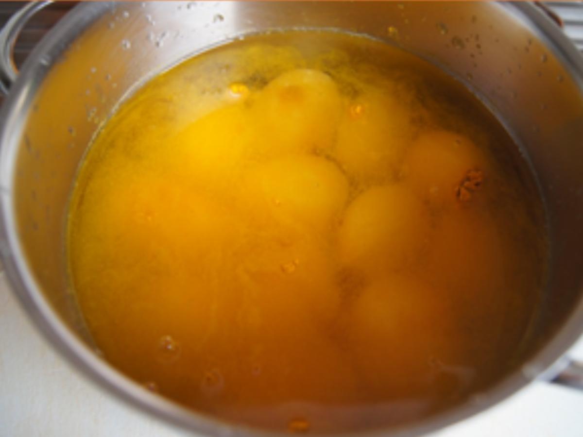 Rahmkohlrabi mit Nürnberger Rostbratwürstchen und Kümmel-Baby-Kartoffeln - Rezept - Bild Nr. 9