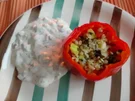 Bulgur-Paprika mit Gurkenquark - Rezept - Bild Nr. 13232