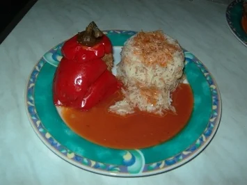 Annis gefüllte Paprika - Rezept
