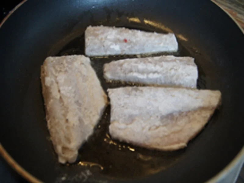 Zanderfilet mit grünen Bohnen + Brokkoli und Möhrenstampf - Rezept - Bild Nr. 5