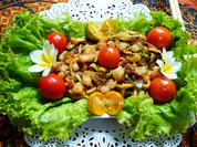 Gebratene Kokoslinguine mit Garnelen - Rezept - Bild Nr. 2