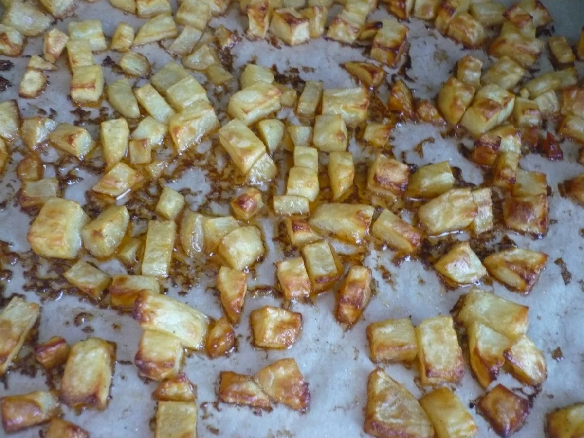 Röstkartoffelsalat mit Paprikadressing - Rezept - Bild Nr. 9