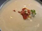 Winterliche Maronensuppe mit Cashew- und Schinkencrunch - Rezept - Bild Nr. 2