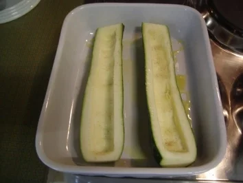 Gefüllte Zucchini - Rezept
