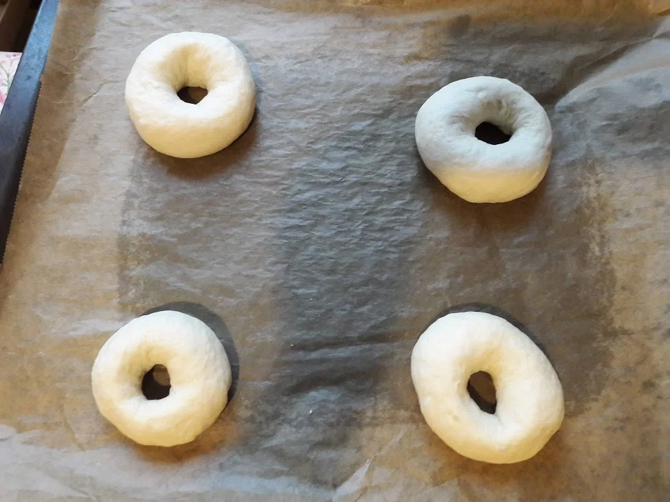 Bagel mit Karotten-Frischkäse und Rucola gefüllt zur kochbar Challenge Februar 2021 - Rezept - Bild Nr. 10