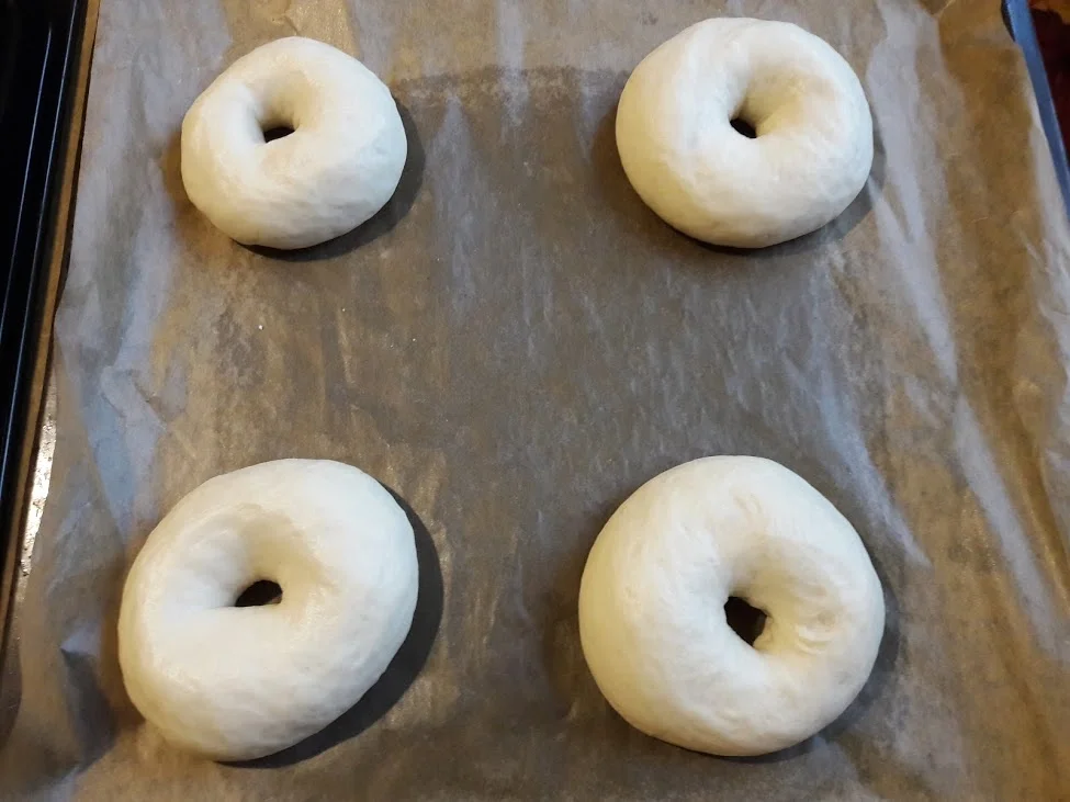 Bagel mit Karotten-Frischkäse und Rucola gefüllt zur kochbar Challenge Februar 2021 - Rezept - Bild Nr. 11