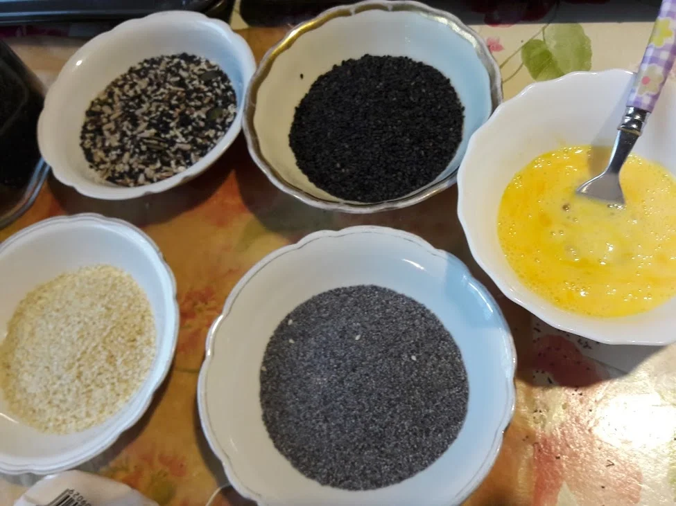 Bagel mit Karotten-Frischkäse und Rucola gefüllt zur kochbar Challenge Februar 2021 - Rezept - Bild Nr. 13