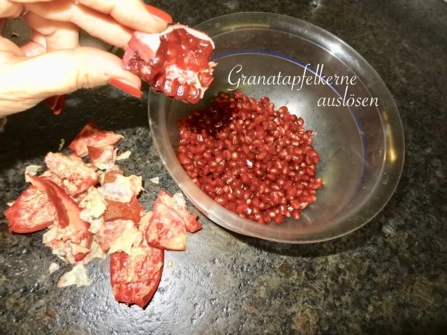 Salat mit Avocado und Granatapfel - Rezept - Bild Nr. 4