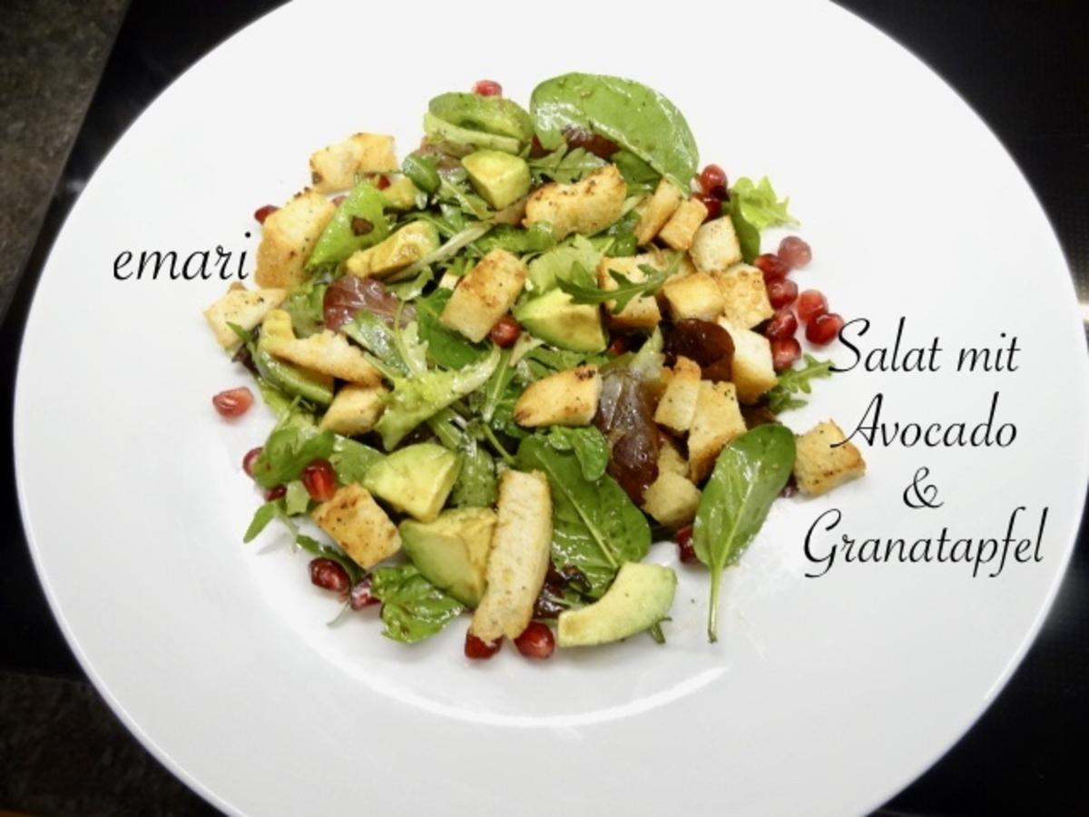 Salat mit Avocado und Granatapfel - Rezept - Bild Nr. 9