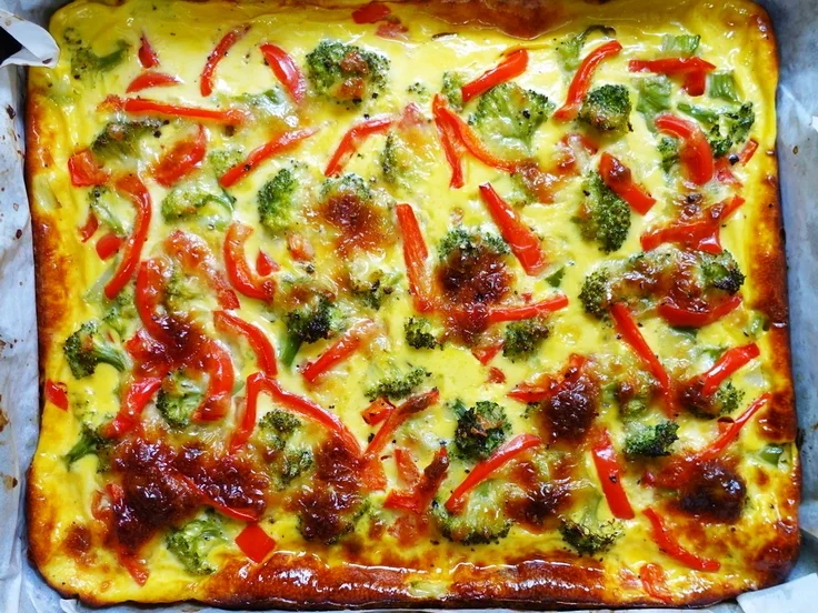 Quiche mit Schinken, Broccoli und Paprika - Rezept - Bild Nr. 5