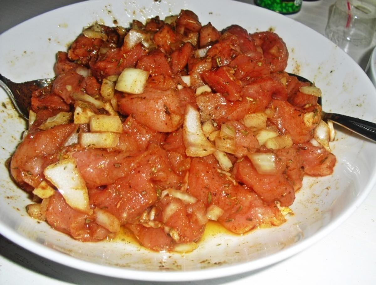 Gyros mit Tzatziki und Ofenkartoffeln - Rezept - Bild Nr. 4