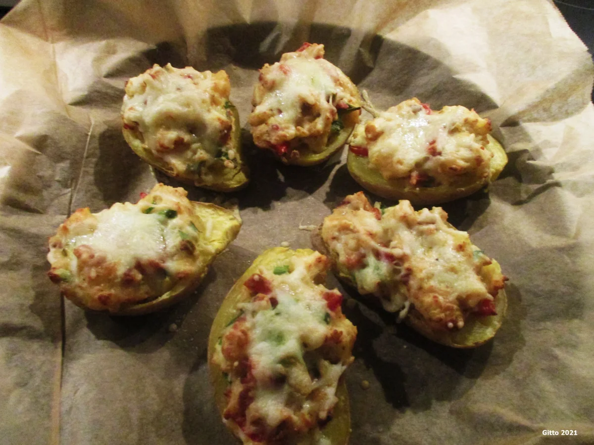 Gefüllte Kartoffeln aus dem Backofen - Rezept - Bild Nr. 6