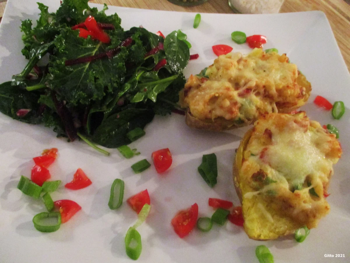 Gefüllte Kartoffeln aus dem Backofen - Rezept - Bild Nr. 7