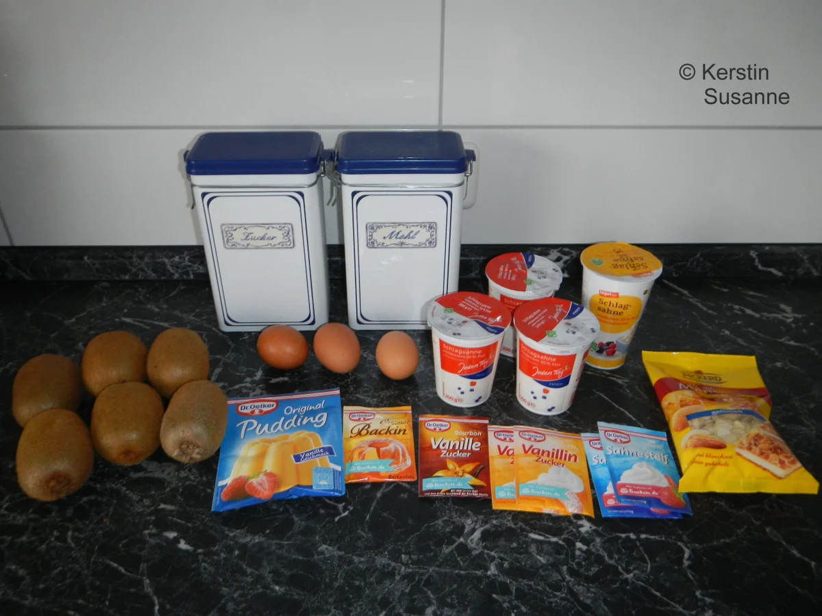 Rezept: Kiwi-Sahne-Torte Bild Nr. 4 Kiwi-Sahne-Torte - Rezept - Bild Nr. 4