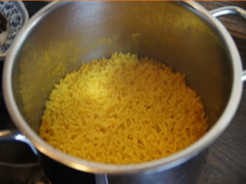 Hähnchenbrustfiletspieße mit pikanter Sauce und Paprika-Basmatireis - Rezept - Bild Nr. 10