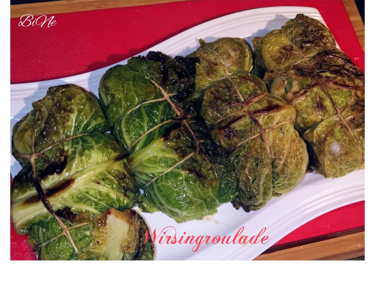 Rezept: BiNe` S WIRSINGROULADEN Bild Nr. 7 BiNe` S WIRSINGROULADEN - Rezept - Bild Nr. 7