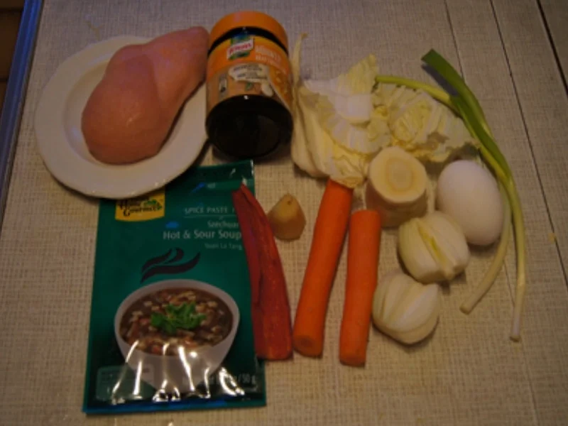 Rezept: Sichuan scharf-saure Suppe Bild Nr. 3 Sichuan scharf-saure Suppe - Rezept - Bild Nr. 3