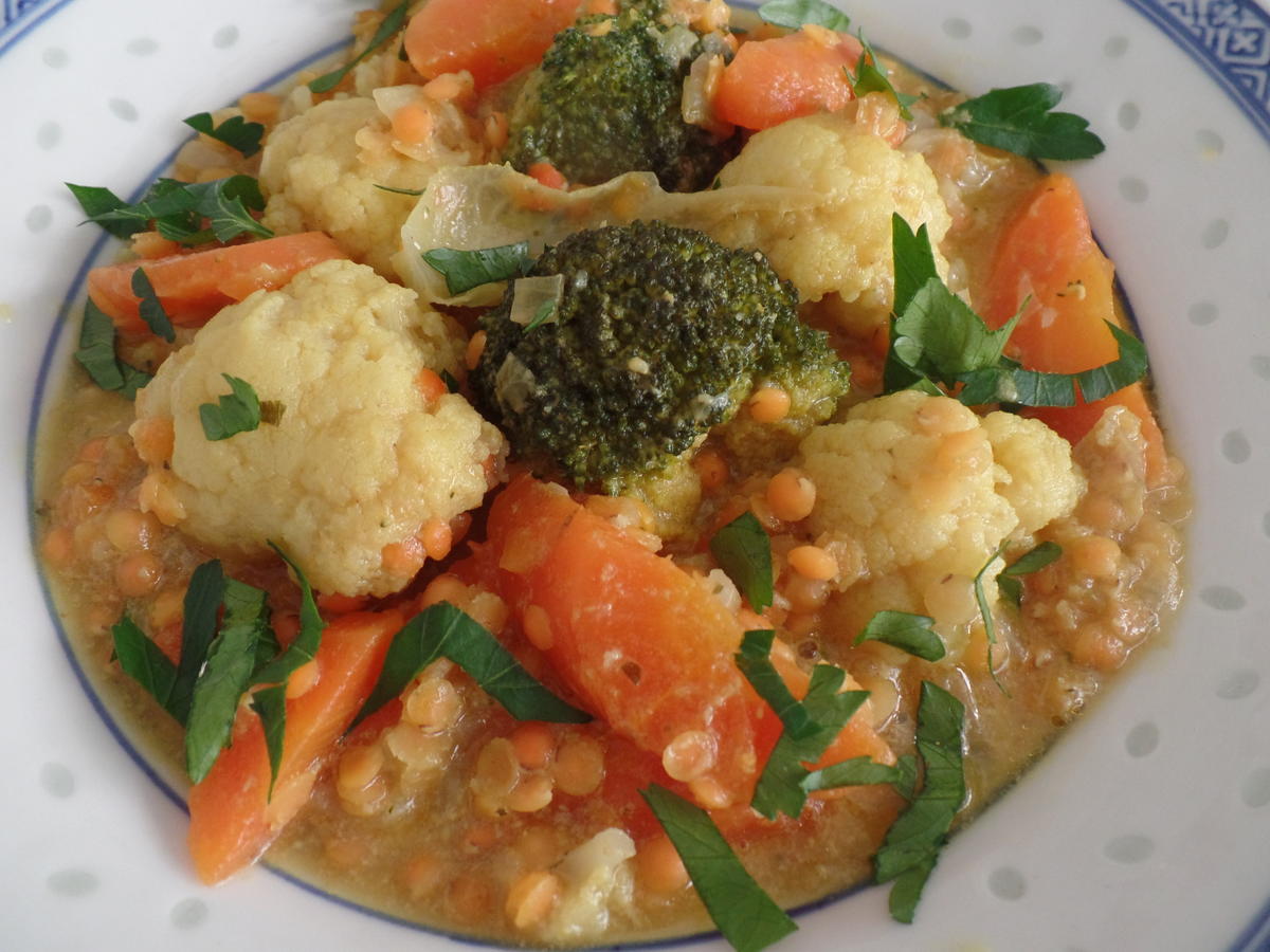 Gemüse-Linsen-Curry - Rezept - Bild Nr. 13506