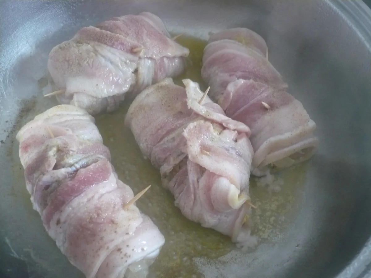 Rezept: Schweinebauch - Röllchen Bild Nr. 8 Schweinebauch - Röllchen - Rezept - Bild Nr. 8