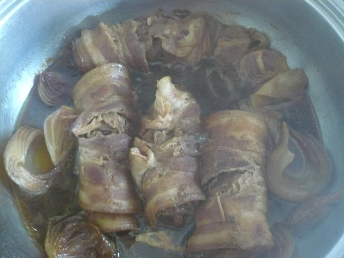 Rezept: Schweinebauch - Röllchen Bild Nr. 12 Schweinebauch - Röllchen - Rezept - Bild Nr. 12