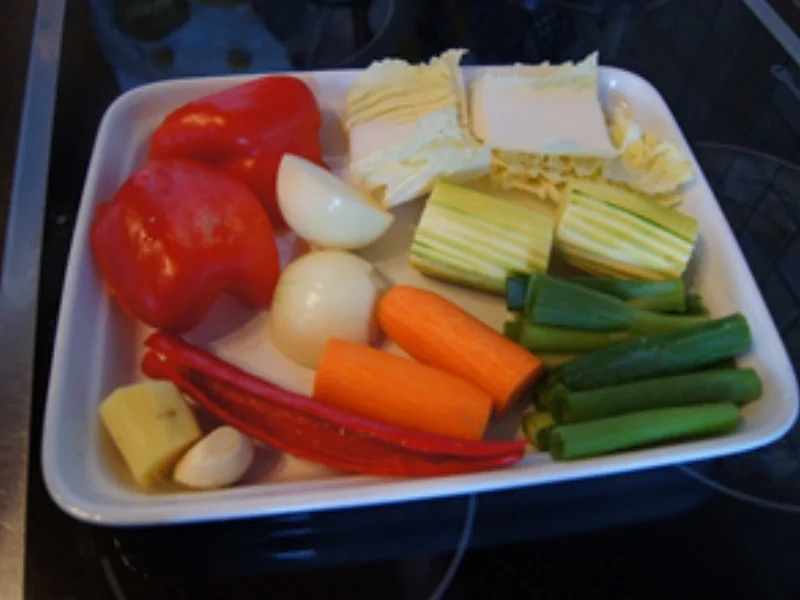 Rezept: Knusperente asiatische Art auf gebratenen Gemüse und Basmatireis Bild Nr. 13 Knusperente asiatische Art auf gebratenen Gemüse und Basmatireis - Rezept - Bild Nr. 13