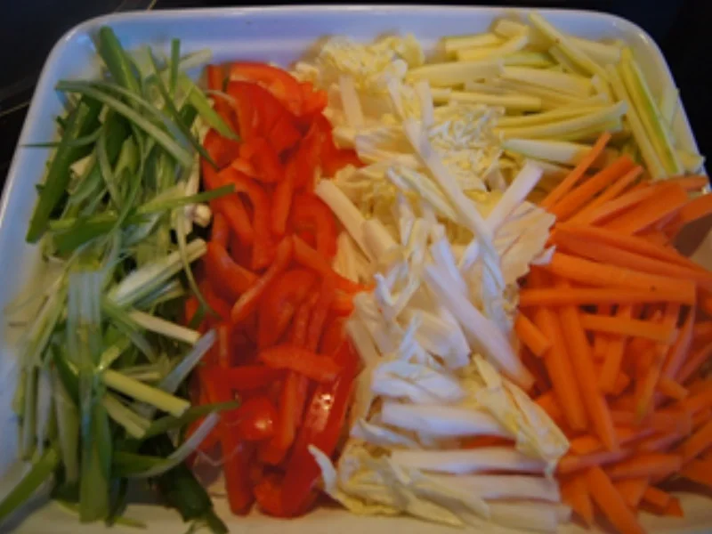 Rezept: Knusperente asiatische Art auf gebratenen Gemüse und Basmatireis Bild Nr. 15 Knusperente asiatische Art auf gebratenen Gemüse und Basmatireis - Rezept - Bild Nr. 15