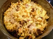 Rezept: Nudelauflauf: Schinkenfleckerl Bild Nr. 2 Nudelauflauf: Schinkenfleckerl - Rezept - Bild Nr. 2